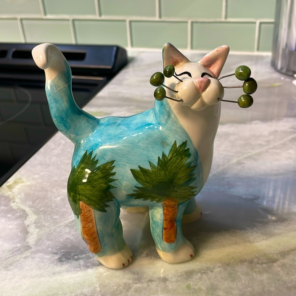 Amy Lacombe Cat Collectible The Palm Tree Cat
